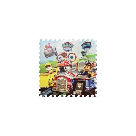 Tapete de goma armable Paw Patrol 96x96 cm