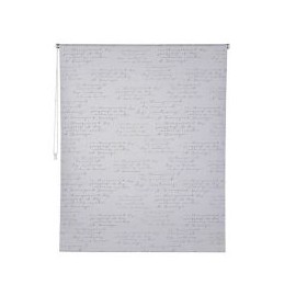 Persiana enrollable b/out letras 150x250 cm