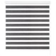 Persiana enrollable duo Wood gris 140x165 cm