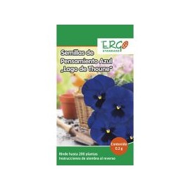 Semillas de pensamiento azul