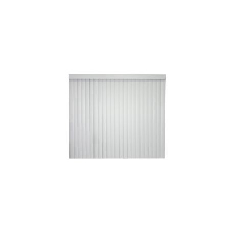 Persiana vertical de PVC blanca 180x160 cm