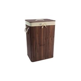 Cesto De Ropa Rectangular Bambu Chocolat
