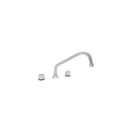 Mezcladora de cocina cromo 8"