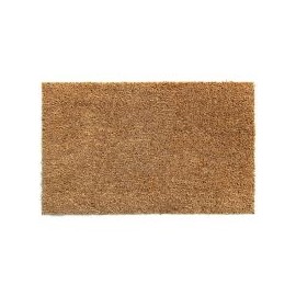 Tapete de entrada de coco natural 45x75 cm