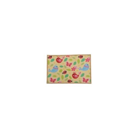 Tapete infantil pajaros 42x62 cm