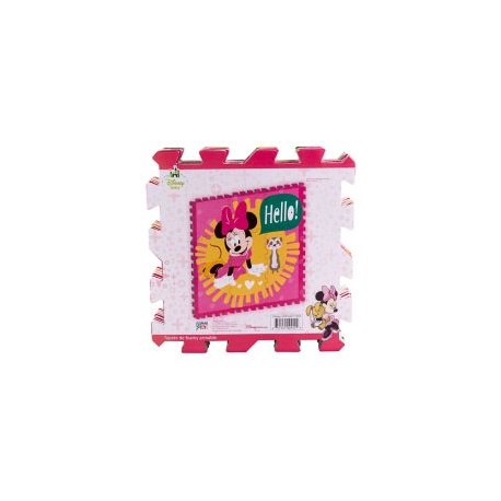 Tapete de goma armable Minnie 96x96 cm