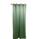 Cortina Black Out Imitacion Lino Color Menta 135x220, Con Aros Metalicos