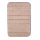 Tapete de baño Foam rayas beige 40x60 cm