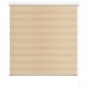 Persiana enrollable duo Wood crema 160x165 cm