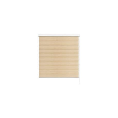 Persiana enrollable duo Wood crema 160x165 cm