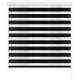 Persiana enrollable duo Wood negro 200x250 cm
