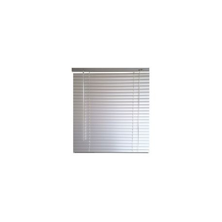 Persiana horizontal aluminio plata 150x160 cm