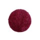 Pie de cama shaggy circular fucsia 60 cm