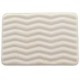 Tapete de baño Zigzag marfil 43x61 cm