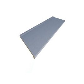 Cubierta ciega Euro copete bajo satin stainless semibrillante