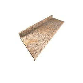 Cubierta ciega postformada nariz radial con respaldo venetian gold granite radiance