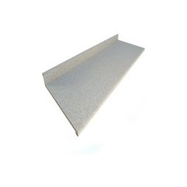 Cubierta ciega postformada nariz radial con respaldo mystique down semibrillante