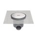 Coladera redonda rejilla inox