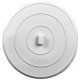 Tapon plano universal blanco
