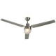 Ventilador 54" Vanetti Ind satinado 1luz c/c pared