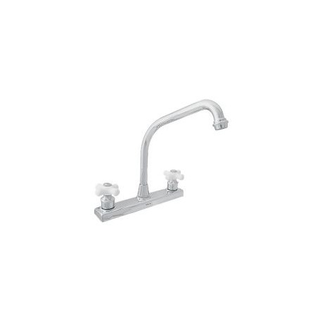 Mezcladora de cocina cromo 8"