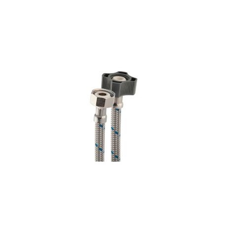 Manguera   w.c. acero inox lp 1/2x7/8x35