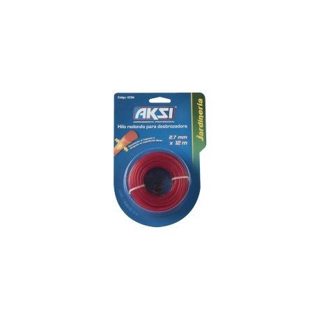 Hilo redondo para desbrozadora de 2.7 mm. x 15 m.