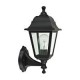 Arbotante Nigo 60W negro 1luz E27 metal X2 IP44 35cm