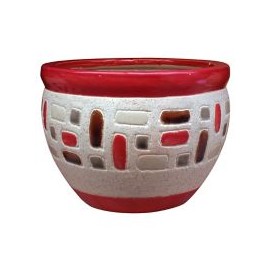 Maceta ladrillo rojo 30x21 cm