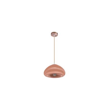 Lámpara colgante metal cromado E27 1luz 40W 110-240V