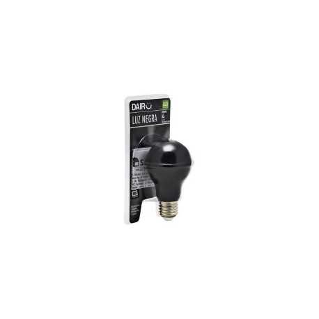 Foco led negro a63 4w e27