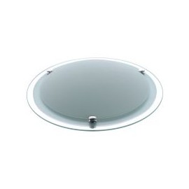 Plafón led 12W Tristan blanco fría vidrio 31.5cm