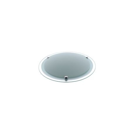 Plafón led 12W Tristan blanco fría vidrio 31.5cm