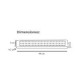 Luminario 90 led emergencia
