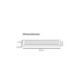 Luminario 90 led emergencia