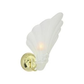 Arbotante Roma 60W oro 1luz E27 vidrio 20cm