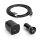 Juego de 2 cargadores y cable lightning