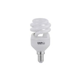 Foco espiral CFL 11W 520lm cálida E14