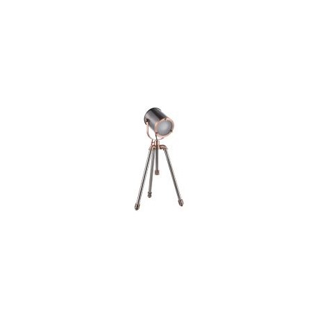 Lámpara mesa 40W Tacambaro negro 1luz E27 trend metal 30cm