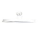 Lámpara colgante led 30W corzo blanco neutra 3500lm acrílico IP44 85cm