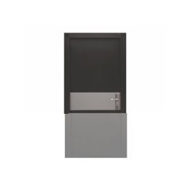 Puerta seguridad Romani chocolate izquierda 95 x 213 cm
