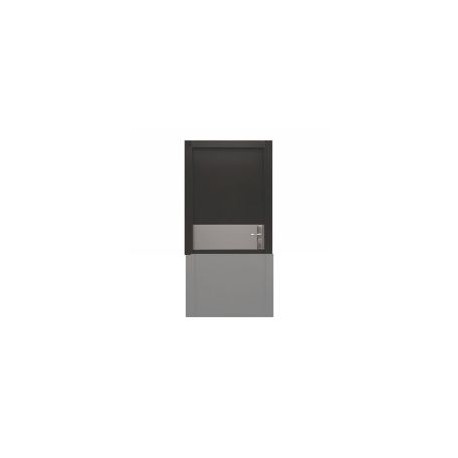 Puerta seguridad Romani chocolate izquierda 95 x 213 cm