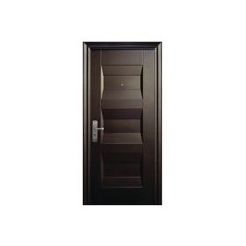 Puerta seguridad Lennox chocolate derecha 95 x 213 cm