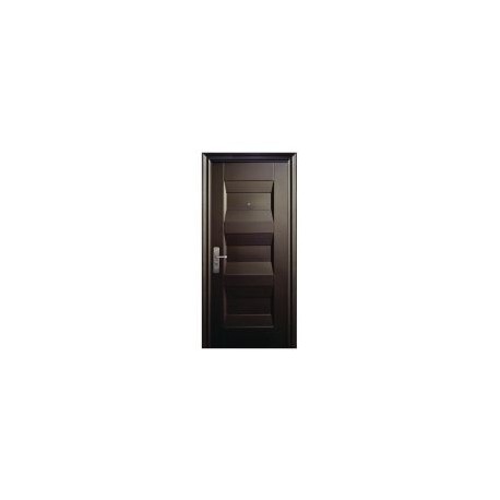 Puerta seguridad Lennox chocolate derecha 95 x 213 cm