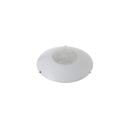Plafon Led 12W Dawn blanco fría vidrio 30cm