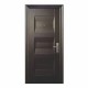 Puerta seguridad Lennox chocolate izquierda 95 x 213 cm