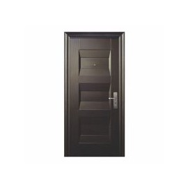 Puerta seguridad Lennox chocolate izquierda 95 x 213 cm