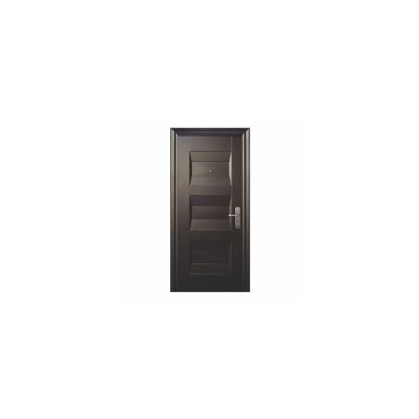 Puerta seguridad Lennox chocolate izquierda 95 x 213 cm