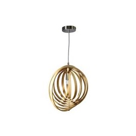 Lámpara colgante 40W Allende natural 1luz E27 trend metal 40cm