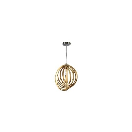 Lámpara colgante 40W Allende natural 1luz E27 trend metal 40cm